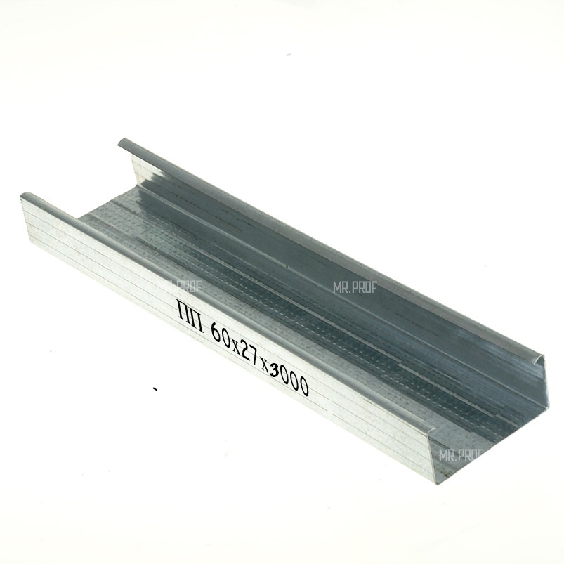 Профиль потолочный Албес DIN 60х27 мм (0,45 мм) 3000 мм