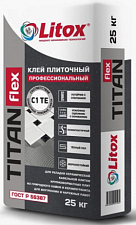 Клей плиточный цементный Литокс Titan Flex 25 кг