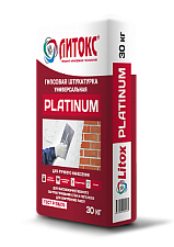 Гипсовая штукатурка ЛИТОКС PLATINUM ручного нанесения 30кг