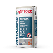 Штукатурка цементная машинного нанесения ПРАЙДЕКС 25 кг ЛИТОКС
