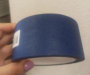 Малярная лента HOWARD 25ммх50м фасадная синяя  умеренная