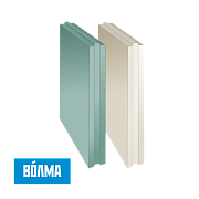 Плита гипсовая пазогребневая влагостойкая ВОЛМА  пустотелая 667х500х80 мм