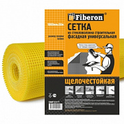 Сетка фасадная 1м*50м желтая 5мм*5мм 145г/кв.м Fiberon/4 SMF231T / SРА050E / SFT050L
