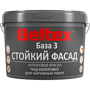 Краска фасадная ВД БЕЛТЕКС ФАСАД под колеровку База 3 (8,4л)