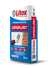 Штукатурка гипсовая Литокс GIPSPLAST 25 кг