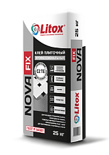 Клей плиточный цементный усиленный Литокс NOVA FIX 25 кг 