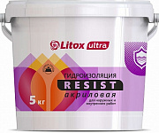 Гидроизоляция на акриловой основе LITOX ULTRA RESIST 5кг