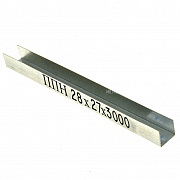 Профиль потолочный направляющий Албес DIN 28х27 мм (0,45 мм) 3000 мм