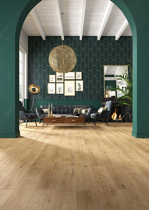 Влагостойкий ламинат Creativ, класс 33, фаска 4V