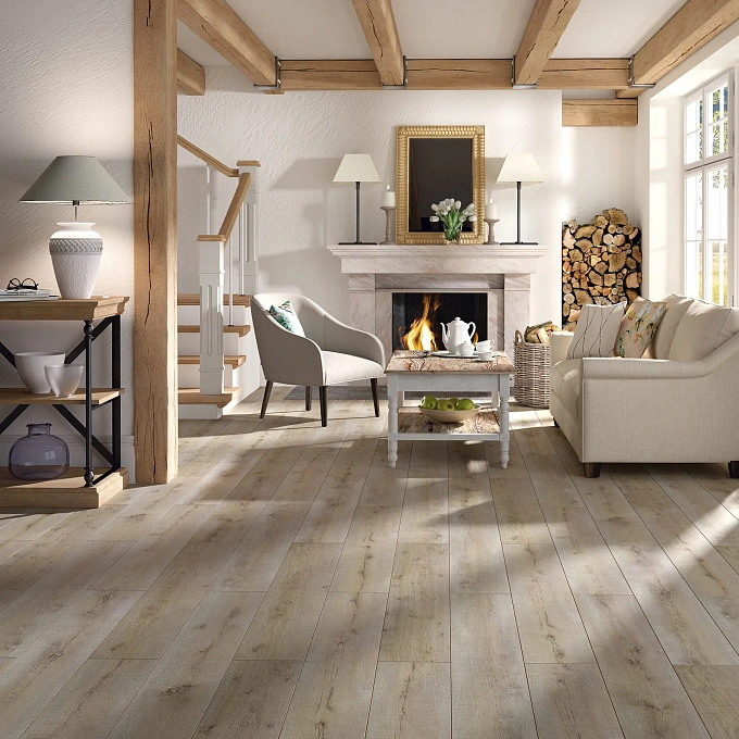 Влагостойкий ламинат Creativ, класс 33, фаска 4V